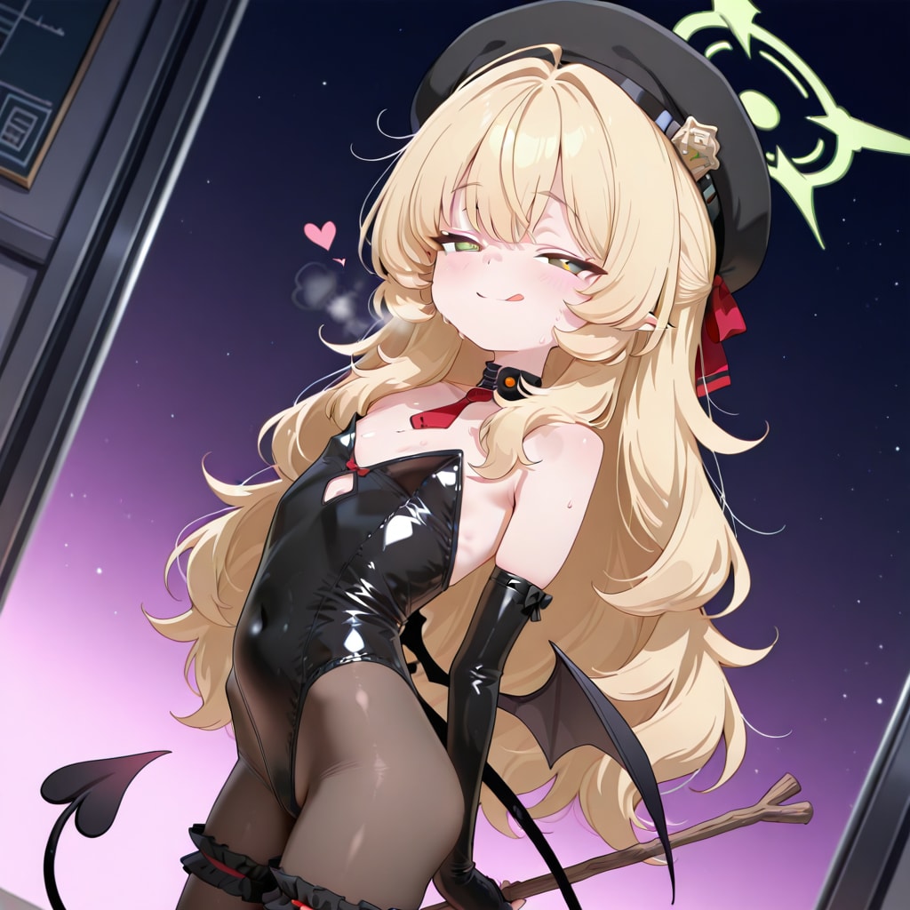 ニヤニヤ教授　小柄な淫魔