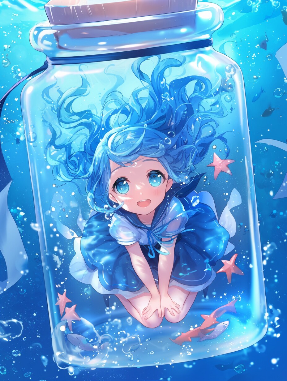 「瓶詰の少女」蒼88