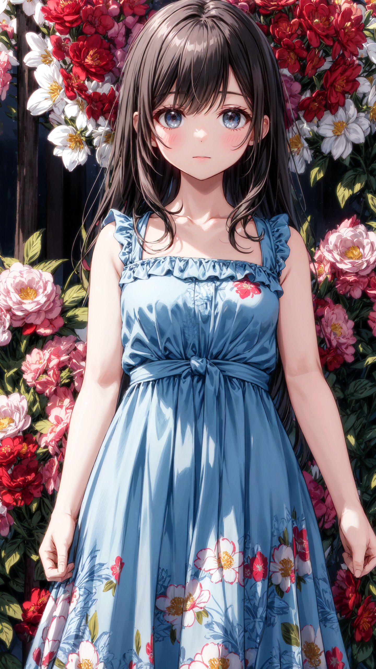 サマードレスの女の子