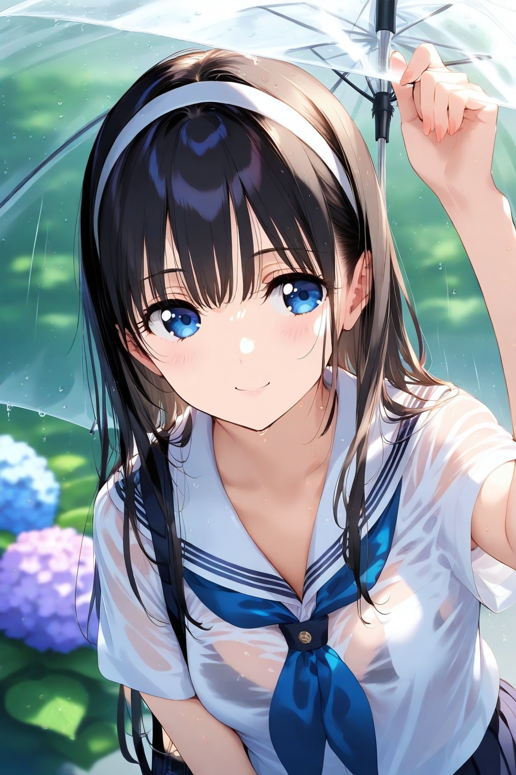 雨の日の下校☔️🏫