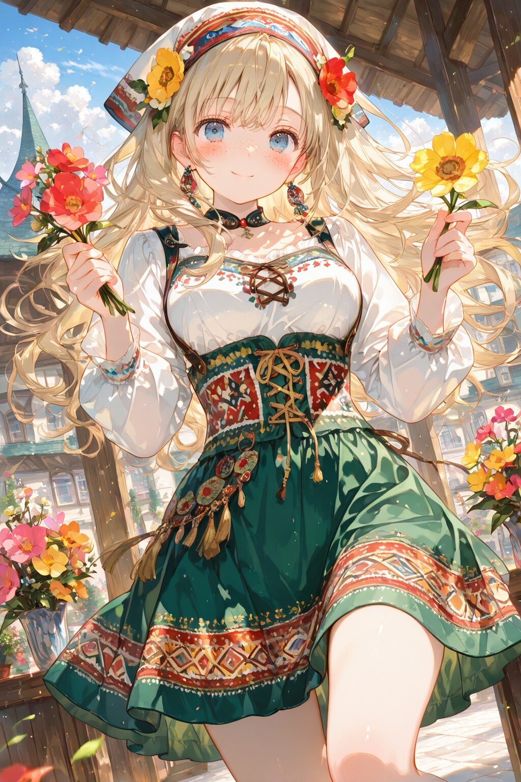 花売り