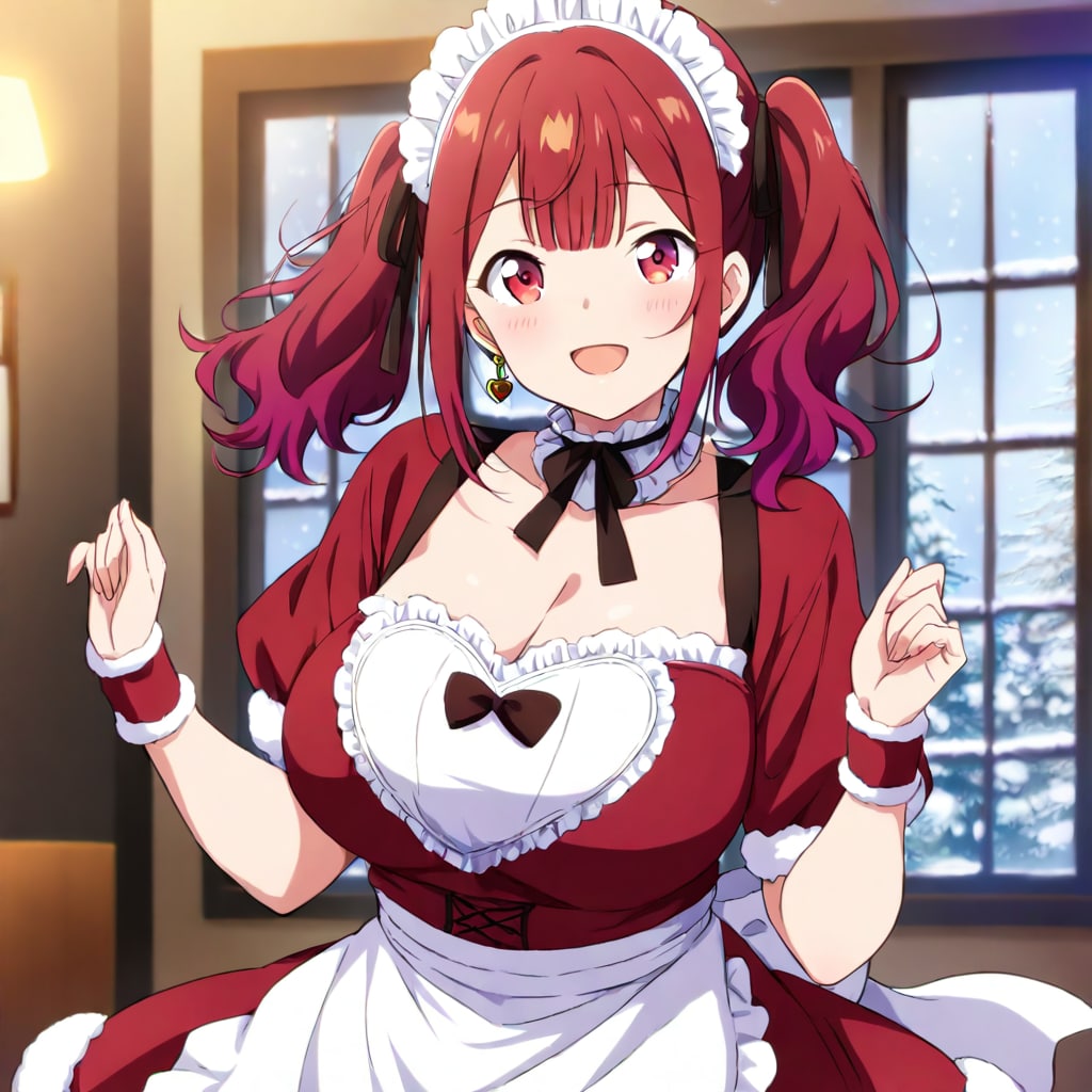 ふわもこ冬メイド