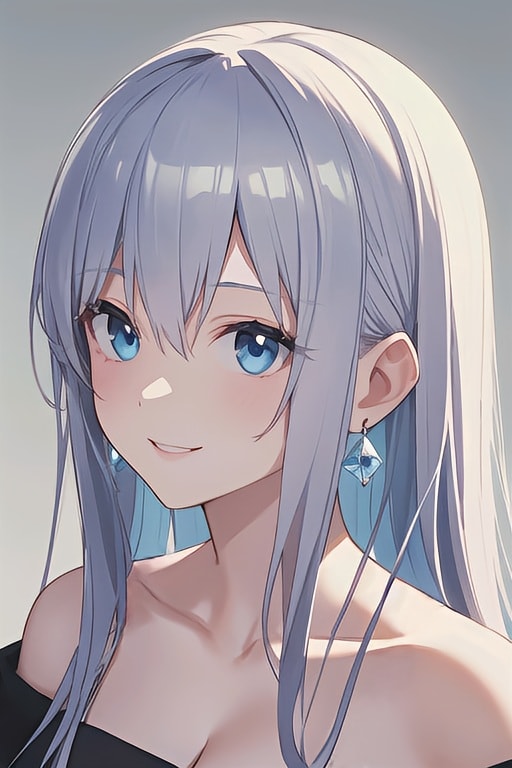 銀髪碧眼ちゃん