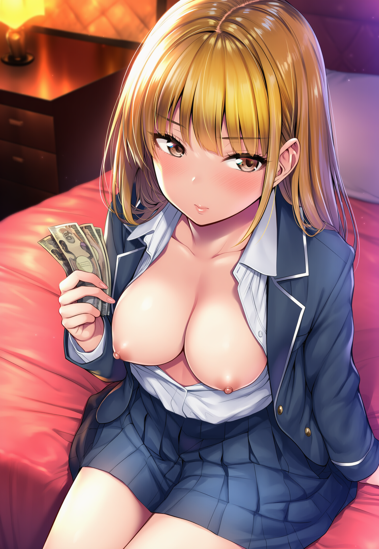 お金による解決を知っているJKがパンツ越しの刺激で勃たせるまでの話