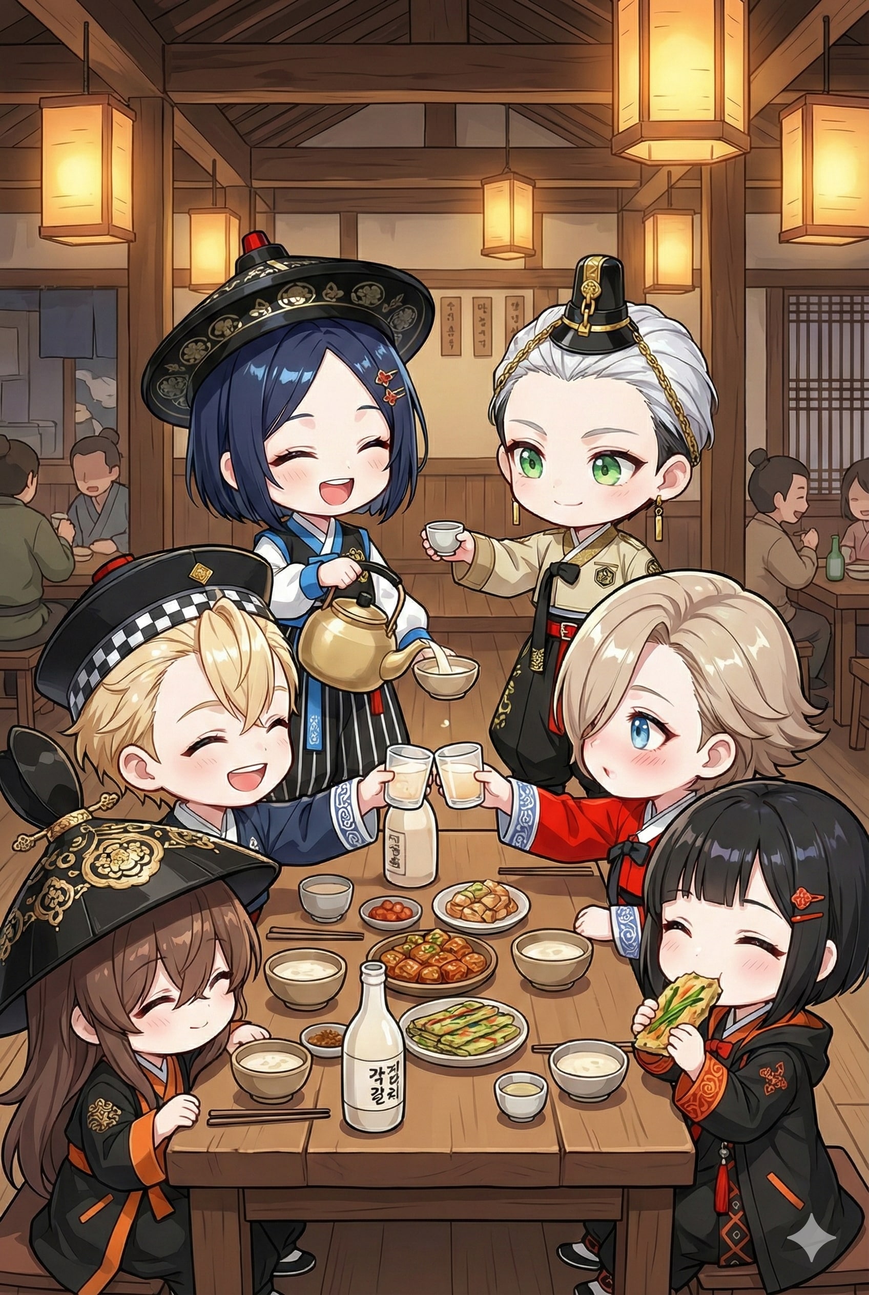 飲み会 | の人気AIイラスト・グラビア