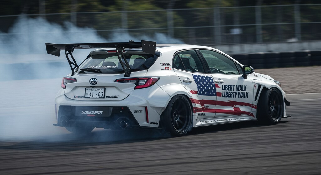 リバティーウォークGRカローラのドリ車