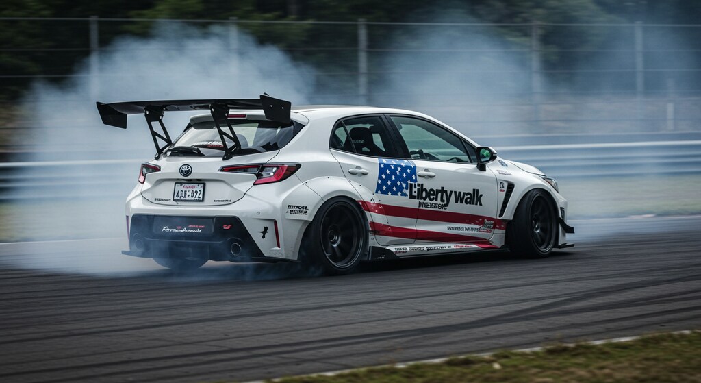 リバティーウォークGRカローラのドリ車