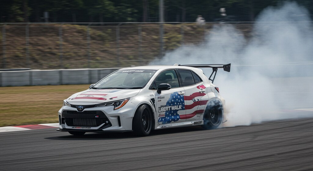 リバティーウォークGRカローラのドリ車