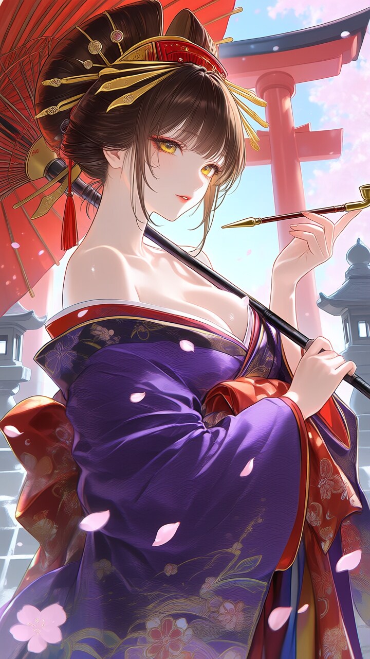 煙管女子