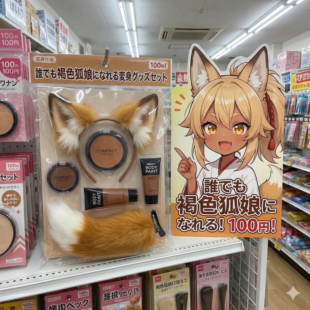 褐色狐娘変身セット