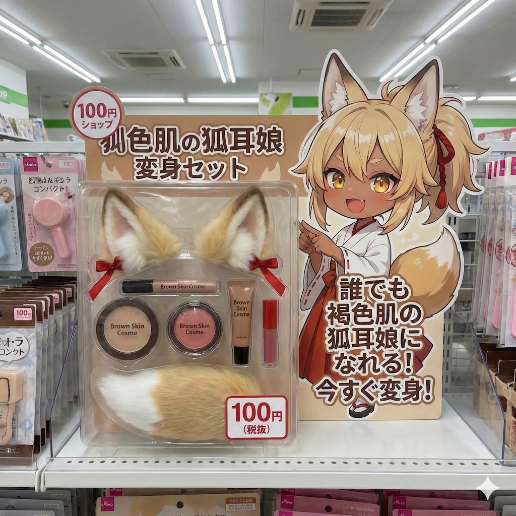 褐色狐娘変身セット