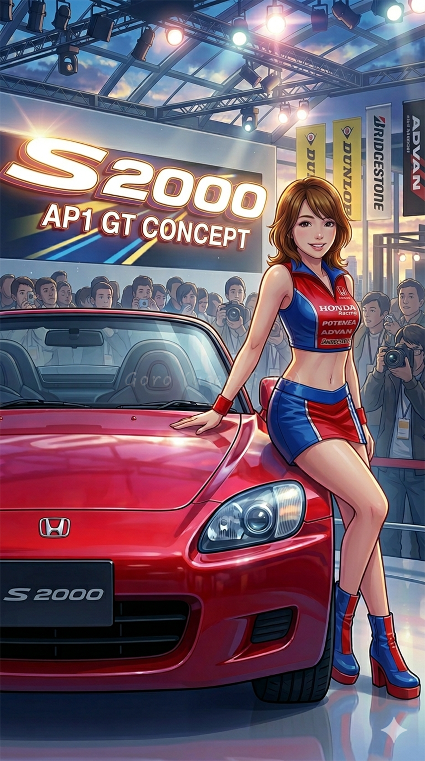 ホンダS2000と平成のレースクイーン