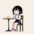パンケーキを食べる 4枚目