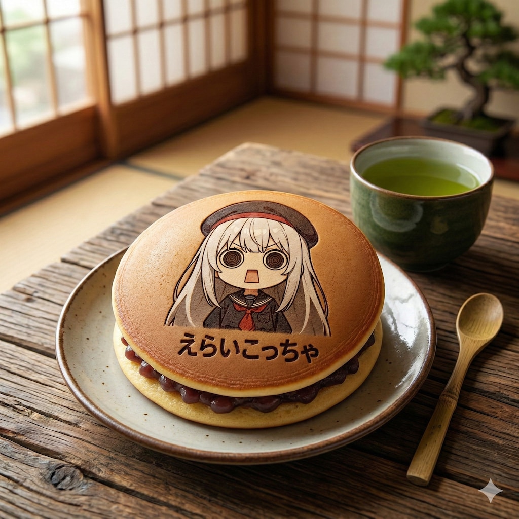 デザートのえらいこっちゃ嬢どら焼き