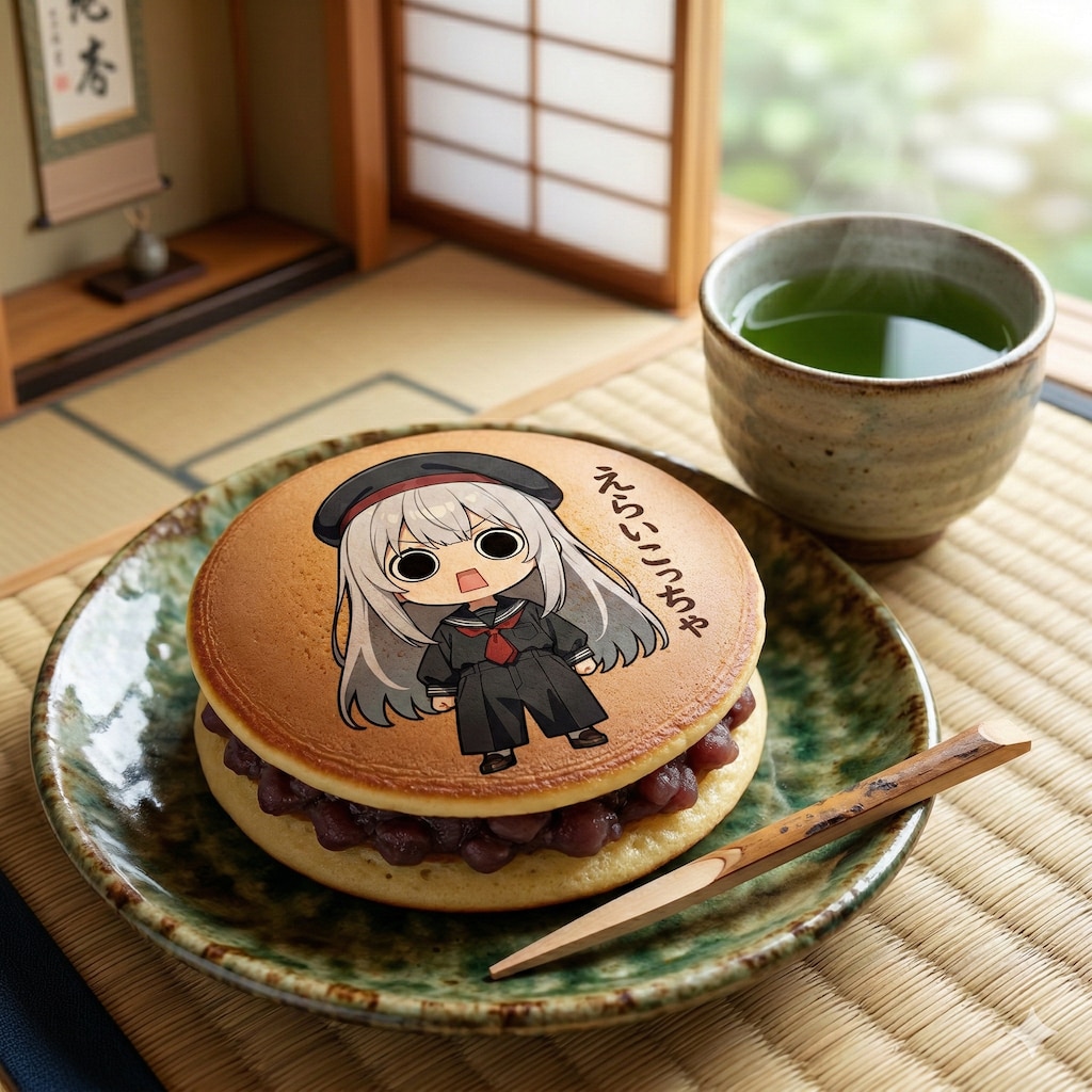 デザートのえらいこっちゃ嬢どら焼き