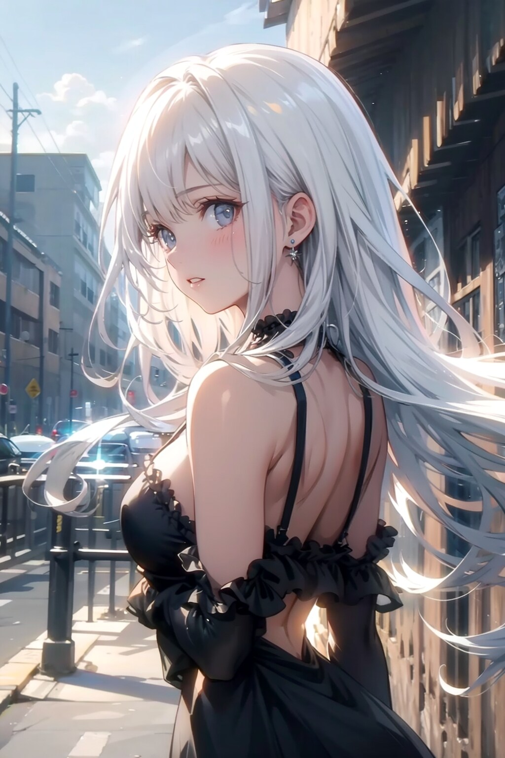 道すがらの美少女