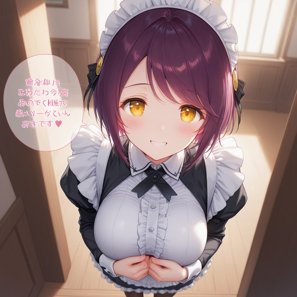 こんにちは（挨拶メイドの芽衣ちゃん）