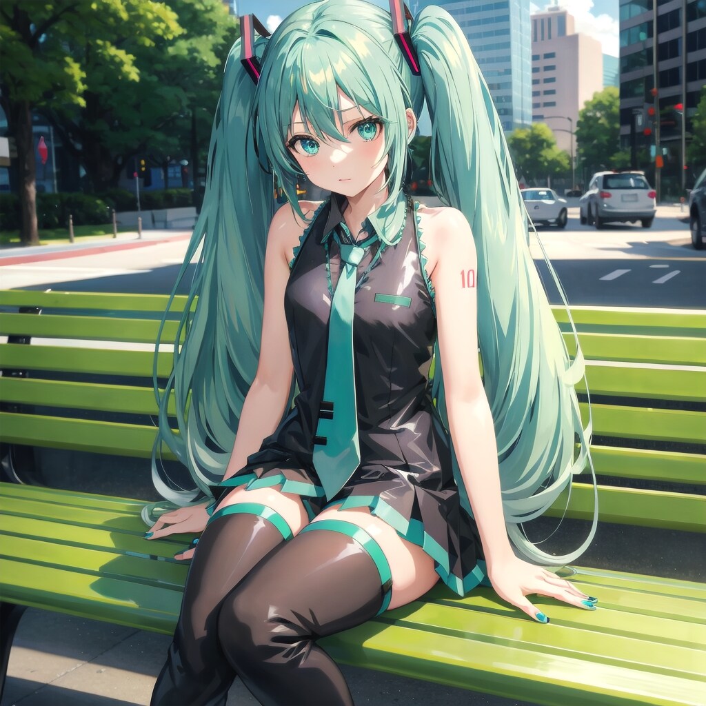 V4B 初音ミク | の人気AIイラスト・グラビア