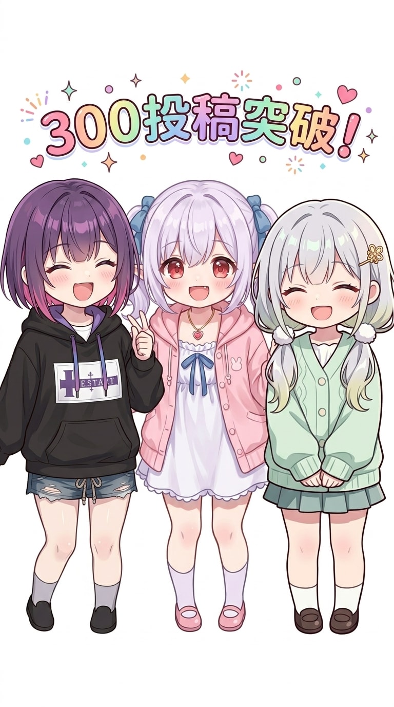 300投稿突破！しました | の人気AIイラスト・グラビア