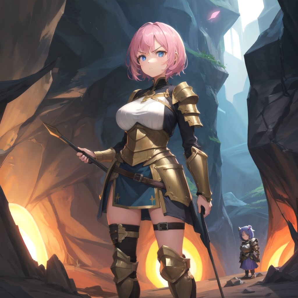 ピンク髪の女冒険者ちゃん | の人気AIイラスト・グラビア