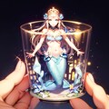 ファンタジーの海底に住む人魚姫とアクアリウムを融合した神秘的なアート 9枚目