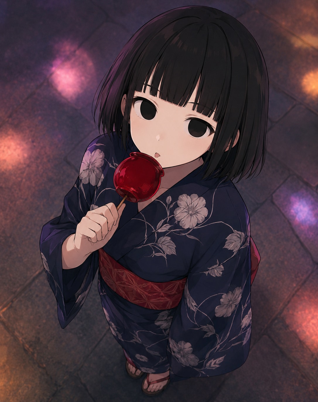 花火を見上げて