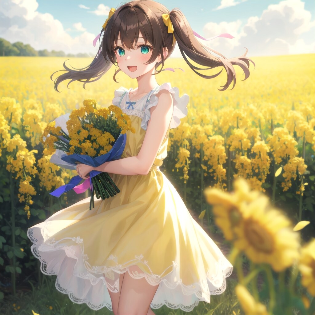 菜の花のブーケ