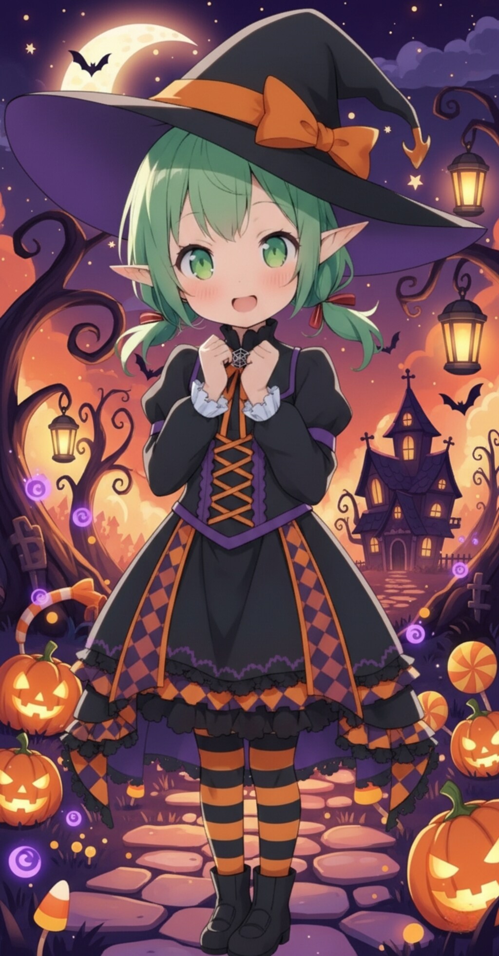 炭酸少女〜ジンジャーエール三姉妹？末っ子メイプルちゃん〜ハロウィン🎃ウィッチ