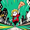 颯爽たるメイドちゃん🍕✨ 5枚目