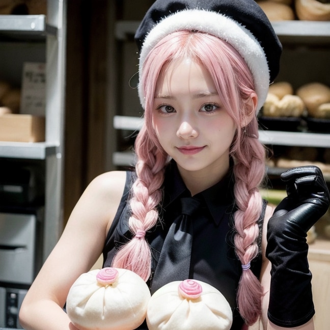 饅頭屋の看板娘 | の人気AIイラスト・グラビア