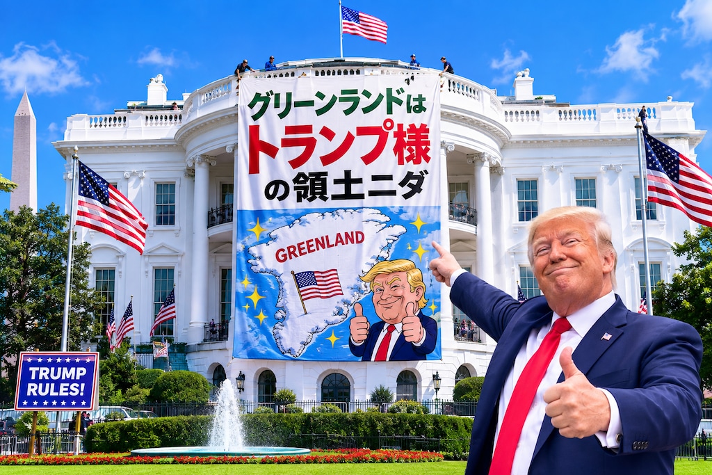 グリーンランドはトランプ様の領土ニダ