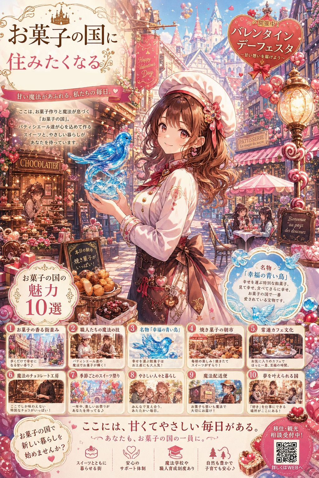 お菓子の国に住んでみませんか？