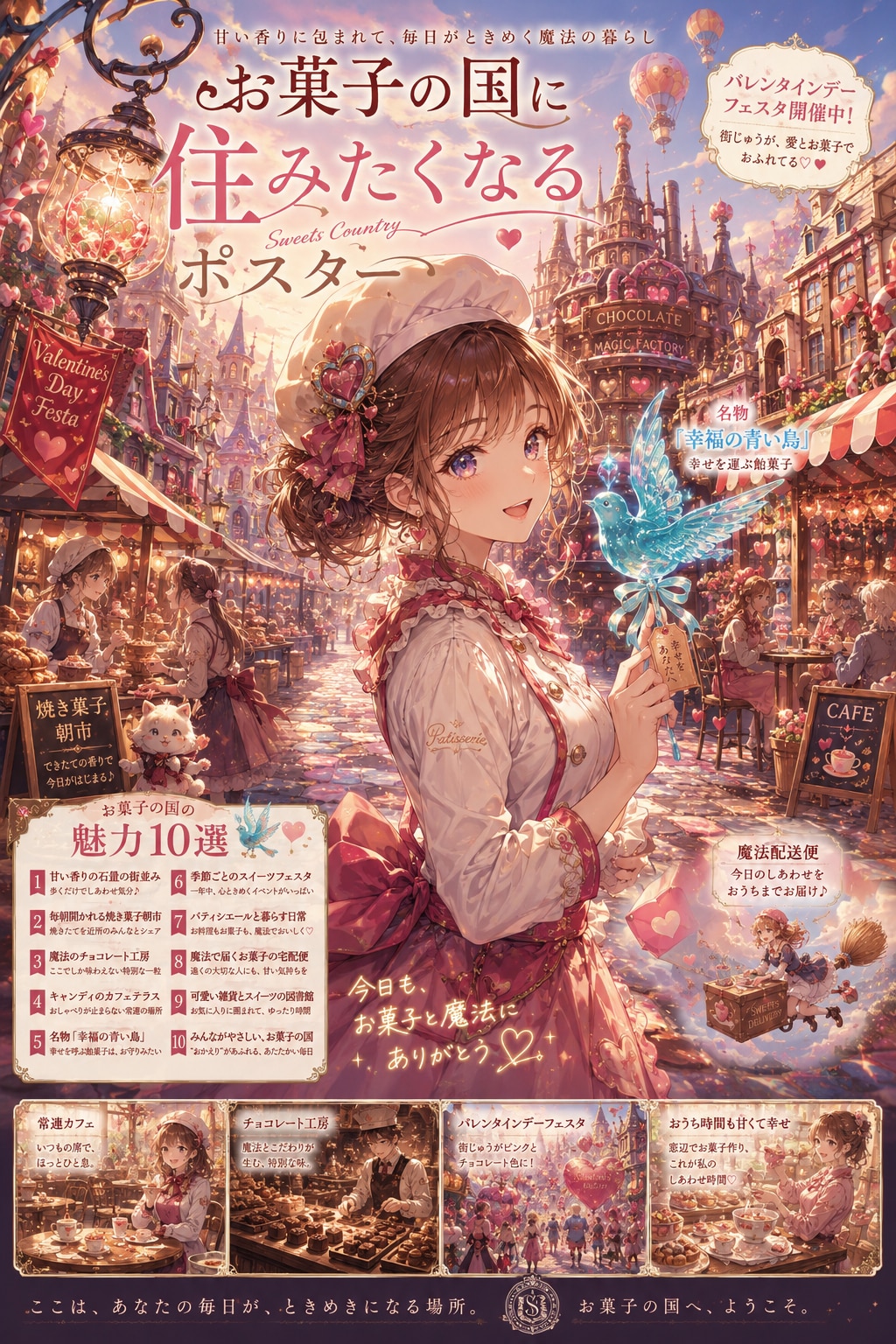 お菓子の国に住んでみませんか？