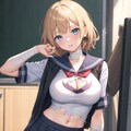 怪我してるボーイッシュな少女 8枚目