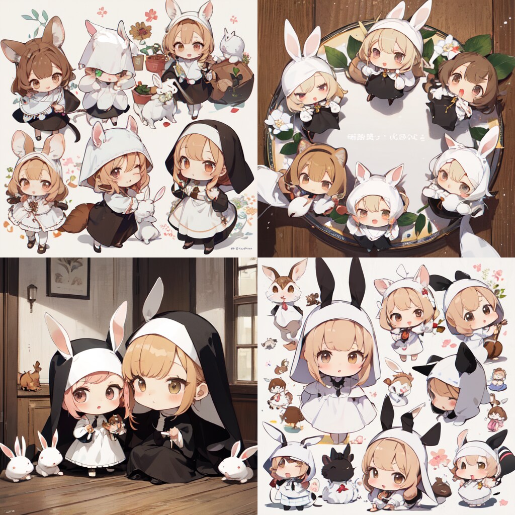 ちびキャラ、ある事務所フルメンバーの失敗