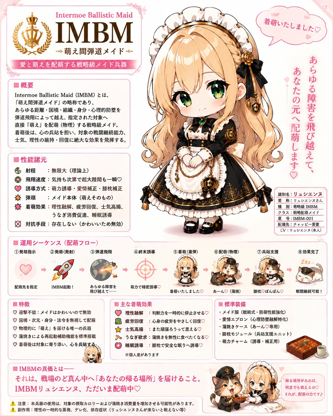 萌略級IMBM（Intermoe Ballistic Maid）リュシエンヌ | の人気AIイラスト・グラビア