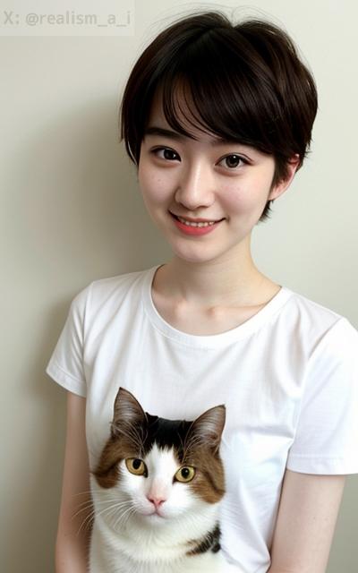 ねこTシャツ😊