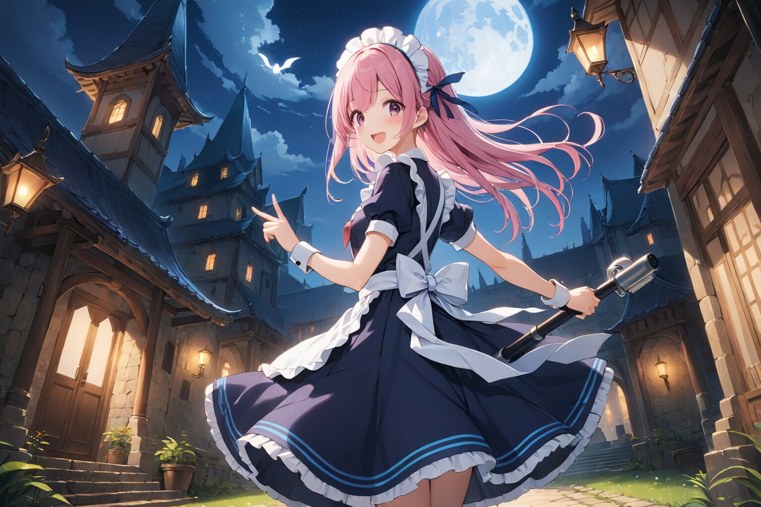 メイドちゃん異世界をお掃除する？ | の人気AIイラスト・グラビア