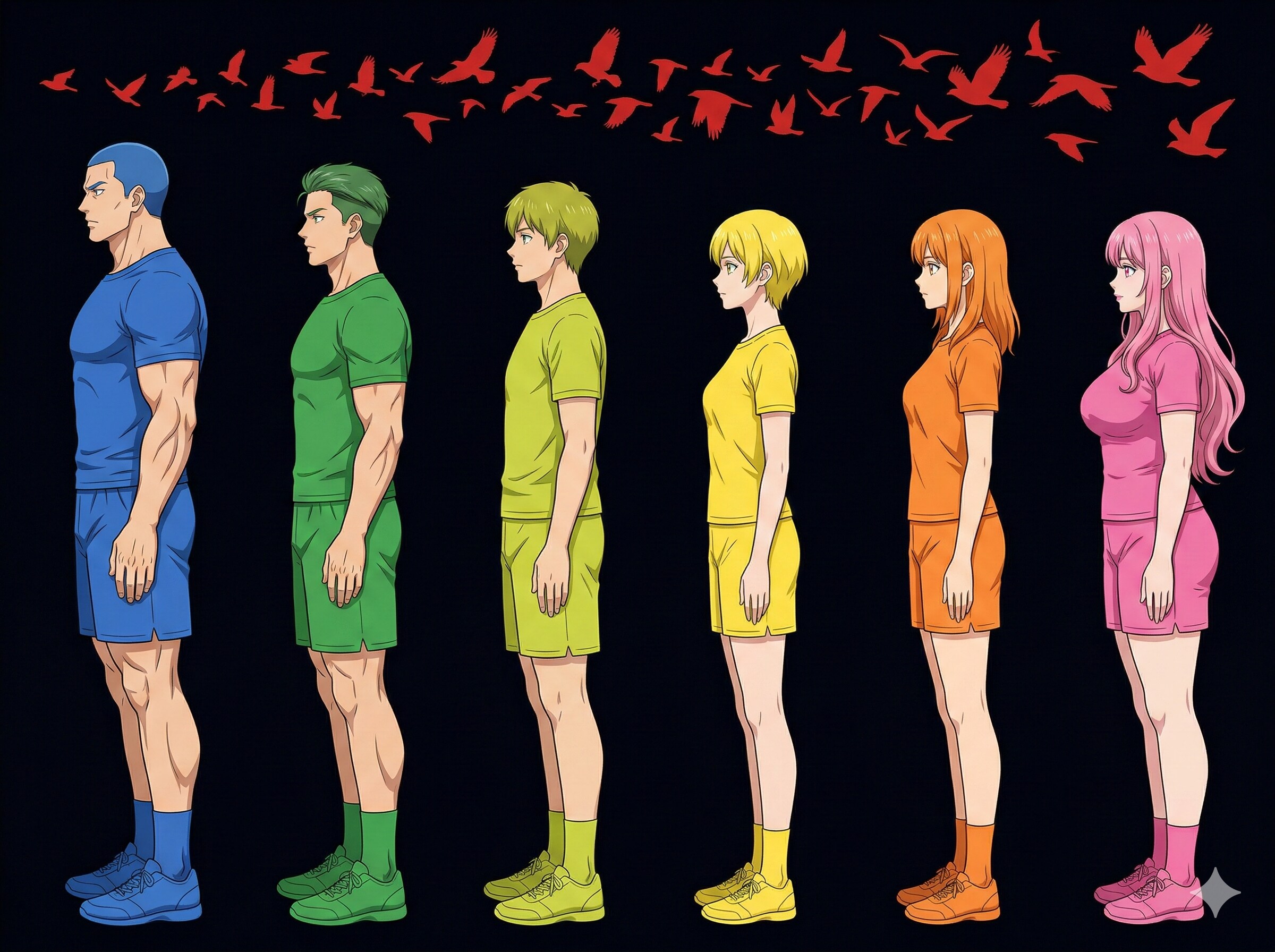 整列 19 | の人気AIイラスト・グラビア