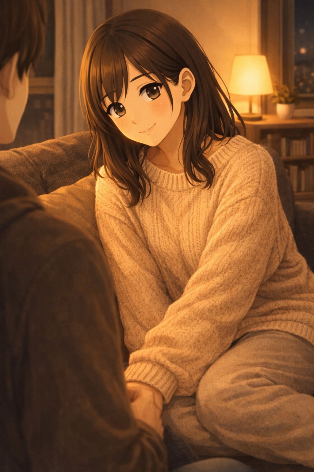 手をつないで、冬の灯りの中へ