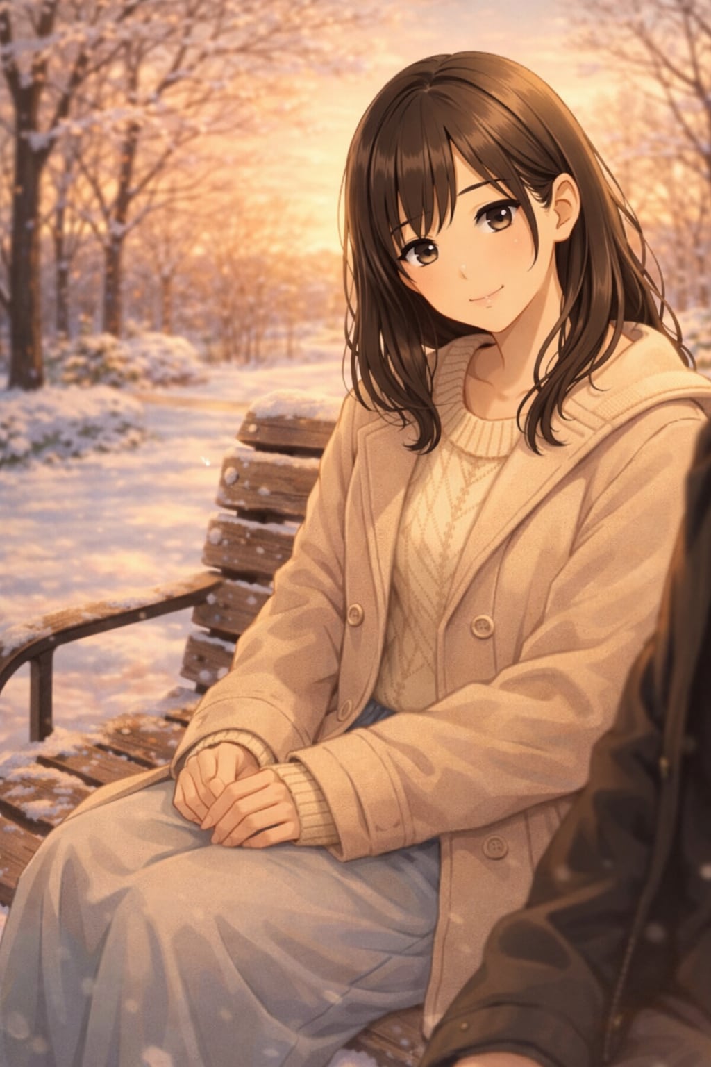 手をつないで、冬の灯りの中へ