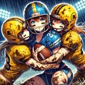 🏈泥まみれの女子アメフト 117 4枚目