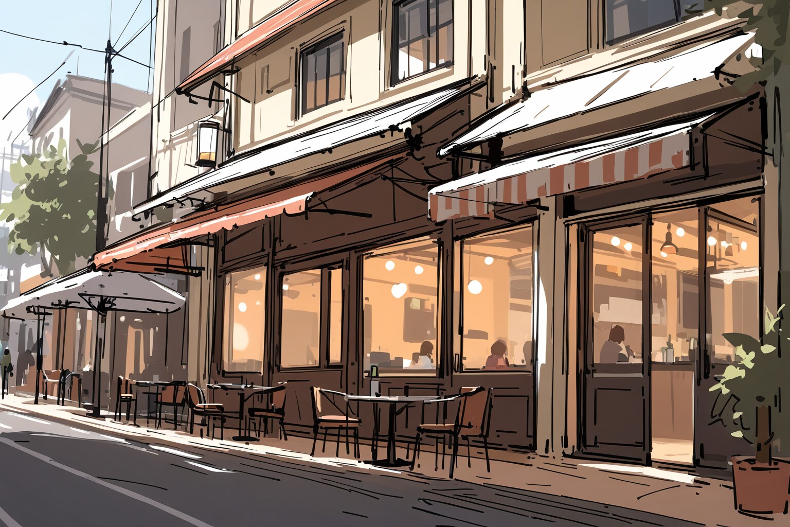 カフェ | の人気AIイラスト・グラビア