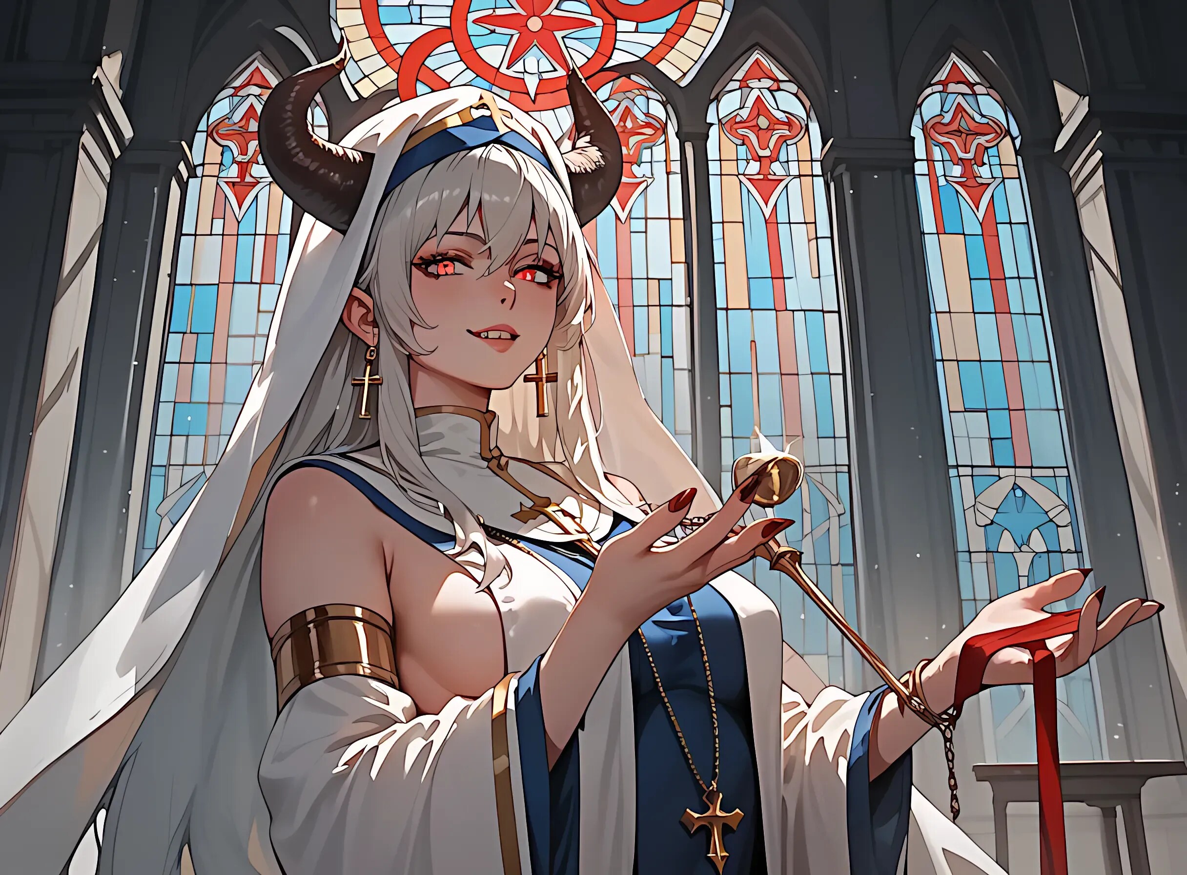 悪魔神官は女の子 | の人気AIイラスト・グラビア