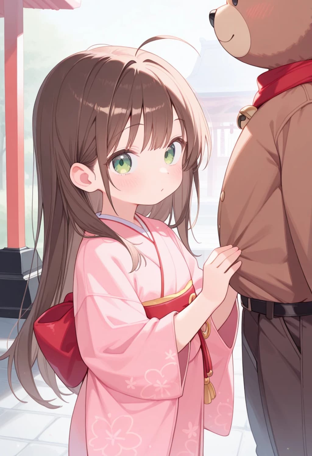 ピンクの着物☆