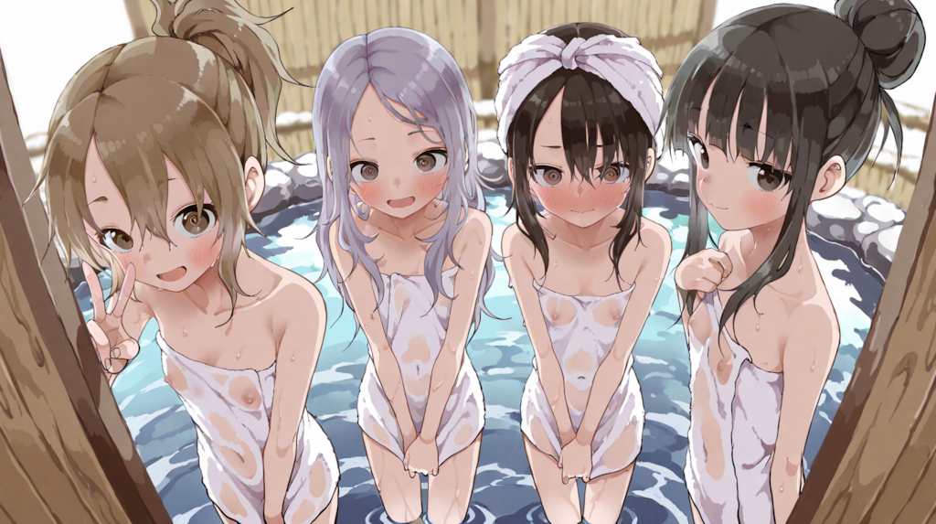 若い女性が圧倒的に多い混浴温泉！