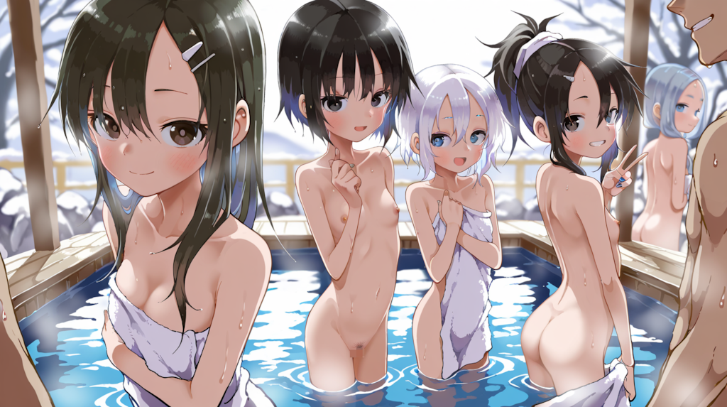 若い女性が圧倒的に多い混浴温泉！