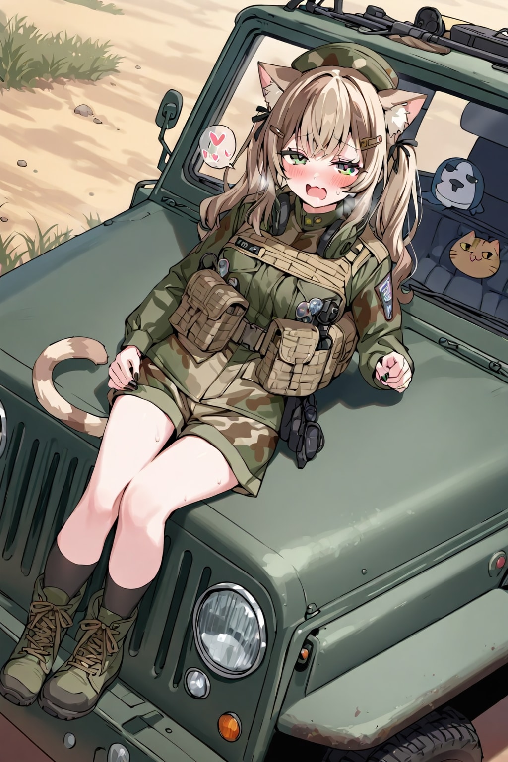 従軍猫娘