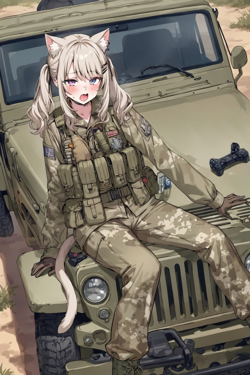 従軍猫娘