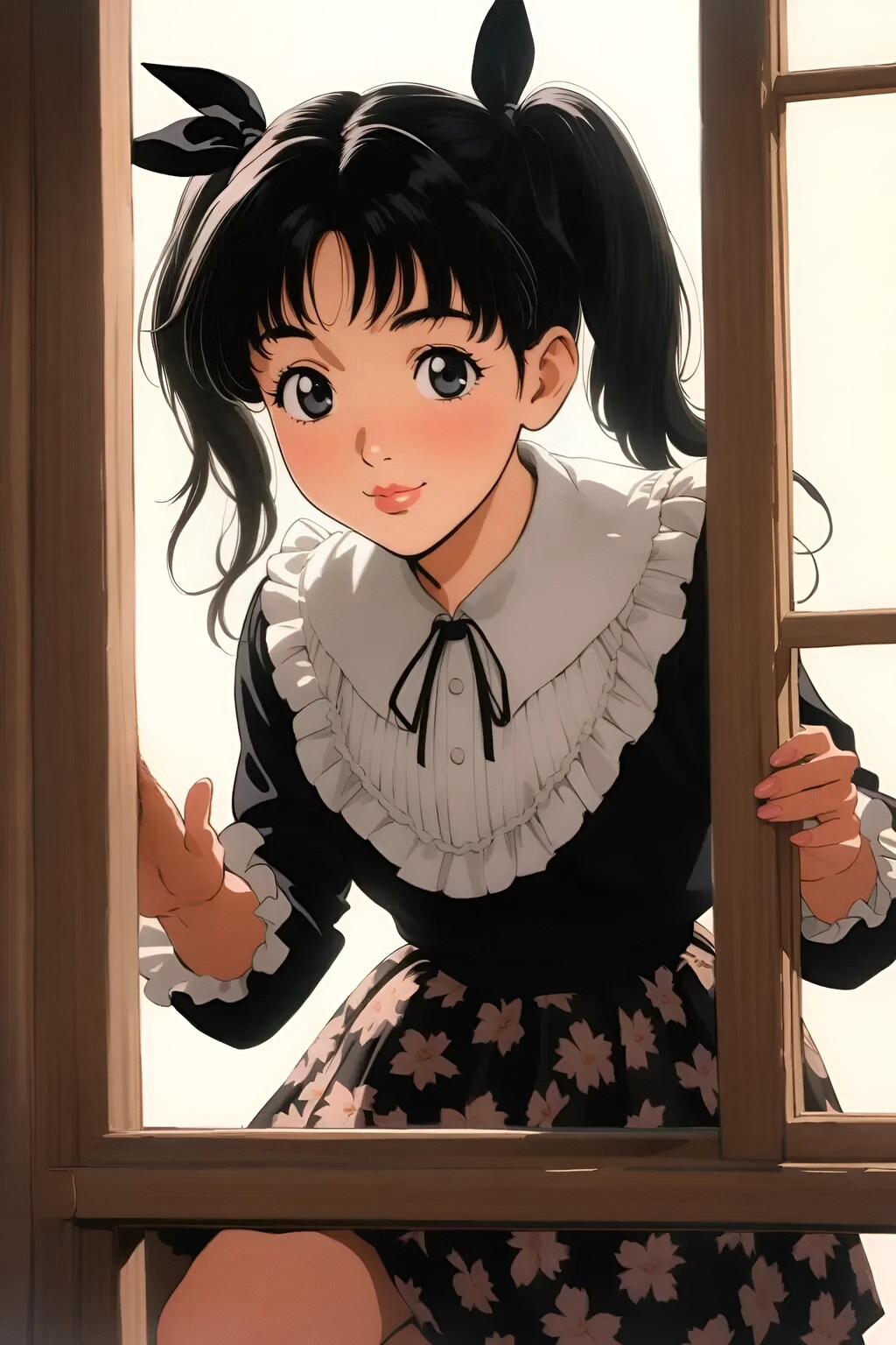 窓からこんばんは!!